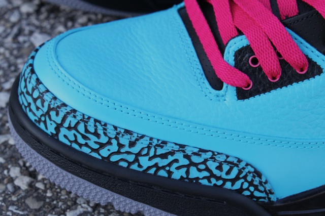 Air Jordan III (3) 'South Beach' Custom by Proof Culture