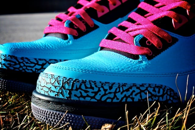 Air Jordan III (3) 'South Beach' Custom by Proof Culture