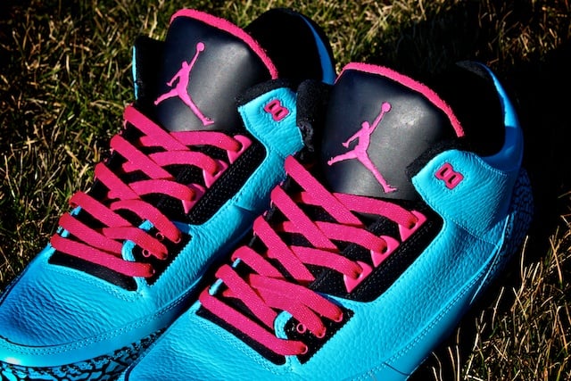 Air Jordan III (3) 'South Beach' Custom by Proof Culture