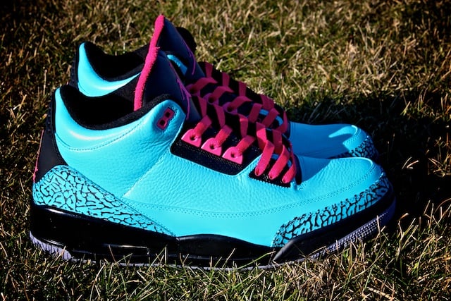 Air Jordan III (3) 'South Beach' Custom 