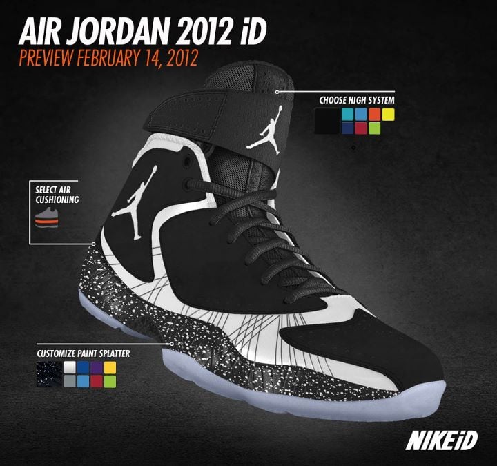 Air Jordan 2012 NikeiD Options