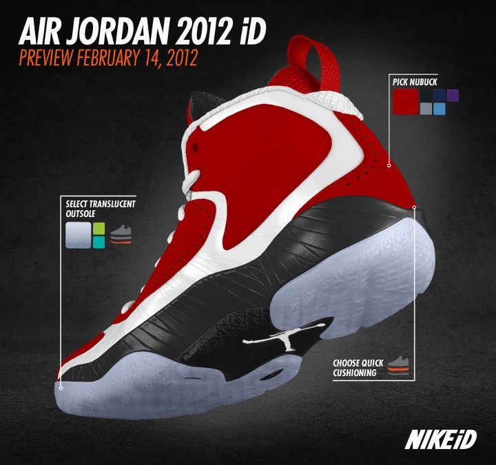 Air Jordan 2012 NikeiD Options