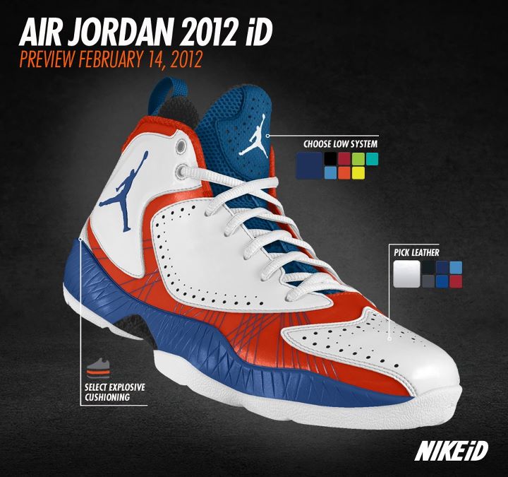 Air Jordan 2012 NikeiD Options