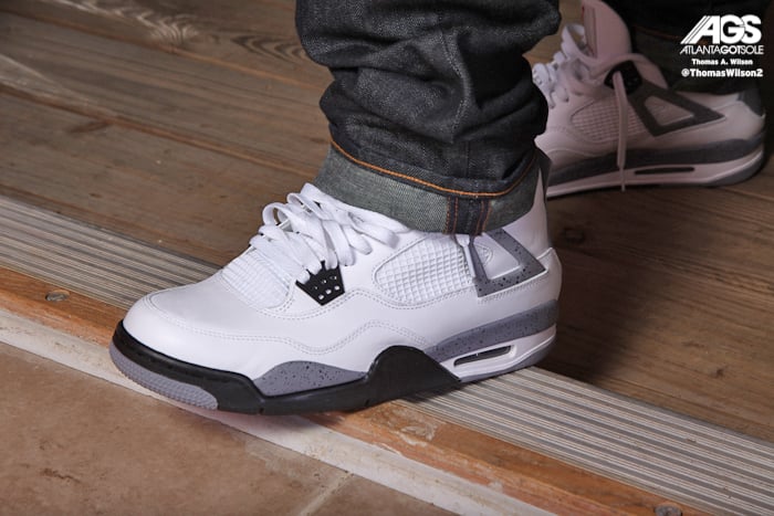 Air Jordan IV (4) ‘White/Cement’ – Another Detailed Look