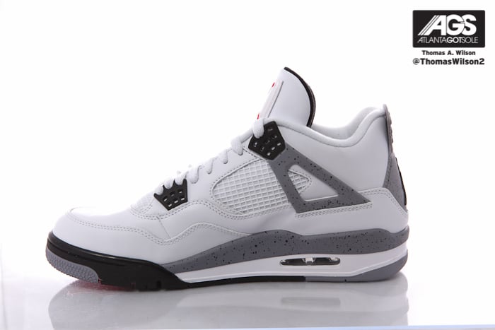 Air Jordan IV (4) 'White/Cement' - Another Detailed Look