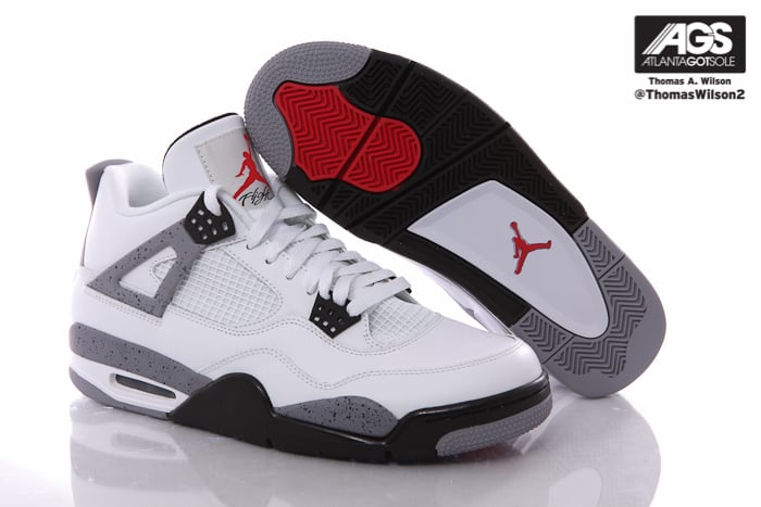 Air Jordan IV (4) 'White/Cement' - Another Detailed Look