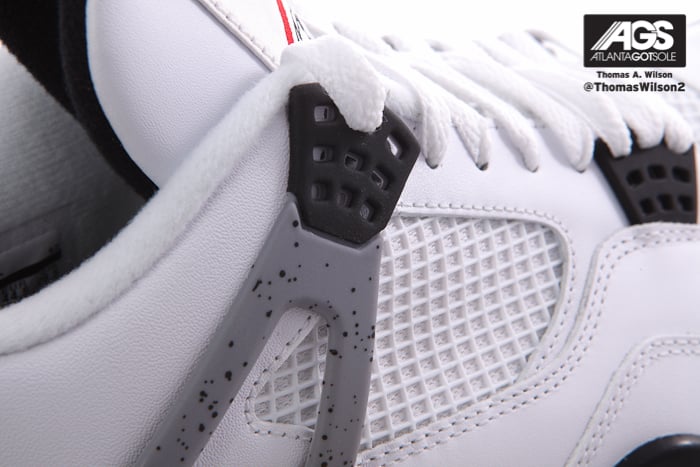 Air Jordan IV (4) 'White/Cement' - Another Detailed Look