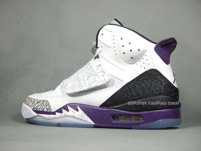 Air Jordan Son of Mars 'White/Club Purple' - Detailed Images