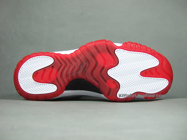 Air Jordan XI (11) Low 'White/Black-Varsity Red' - New Images