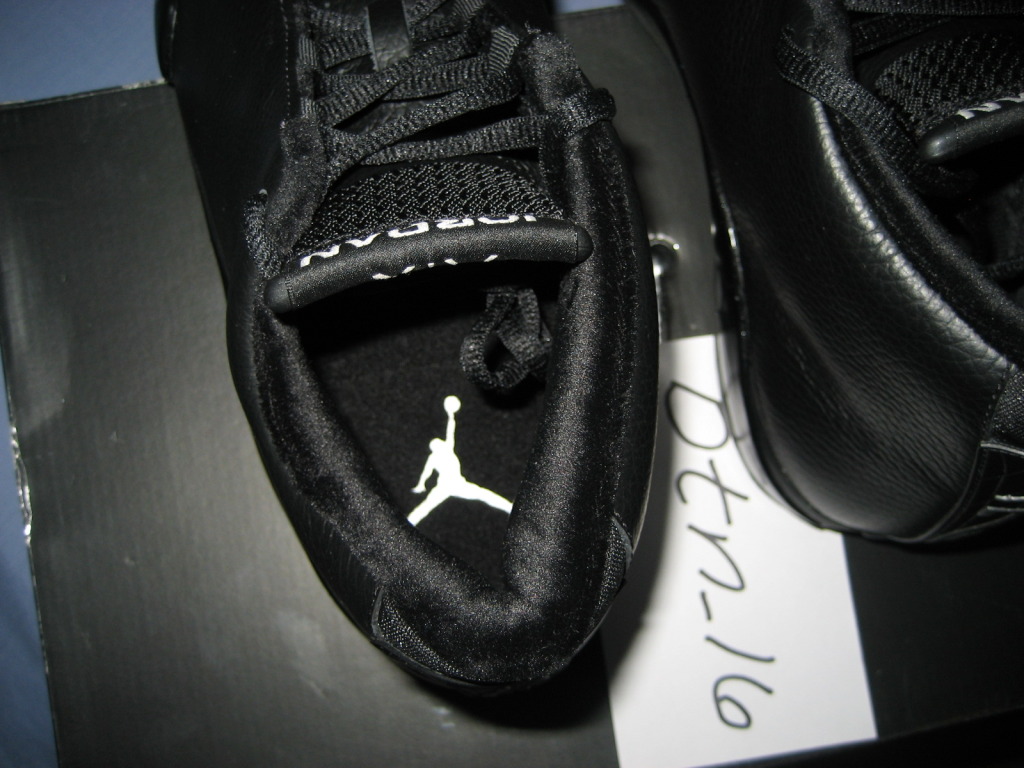 Air Jordan XIV (14) Seamless 'Blackout' Sample