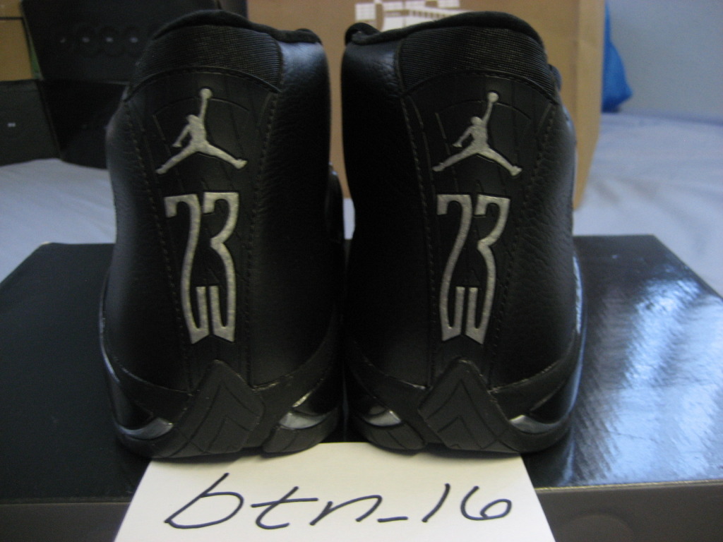 Air Jordan XIV (14) Seamless 'Blackout' Sample