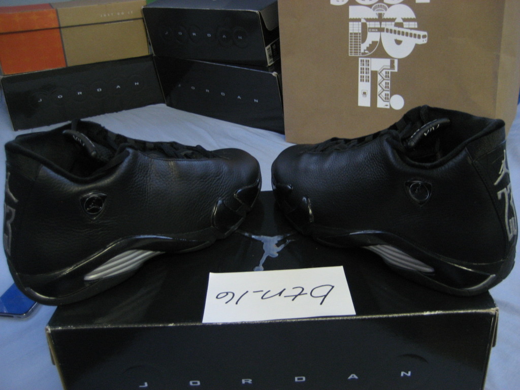 Air Jordan XIV (14) Seamless 'Blackout' Sample