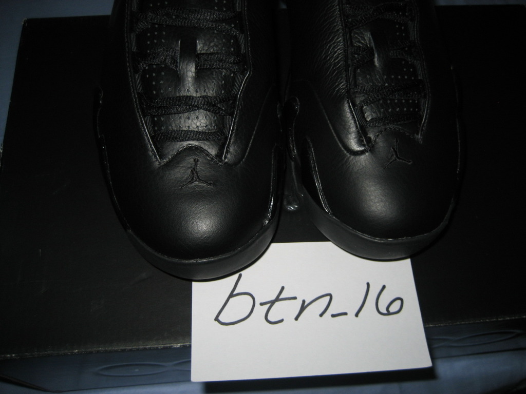 Air Jordan XIV (14) Seamless 'Blackout' Sample