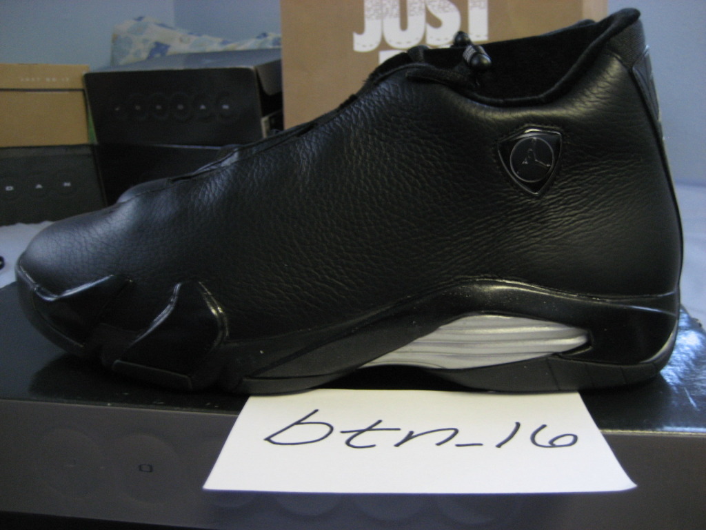 Air Jordan XIV (14) Seamless ‘Blackout’ Sample