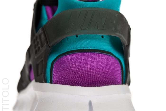 Nike Huarache Free 2012 'Black/Tropique-Magenta'