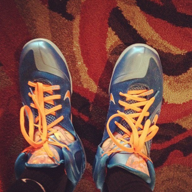 Kevin Durant Rocks Nike LeBron 9 'China'