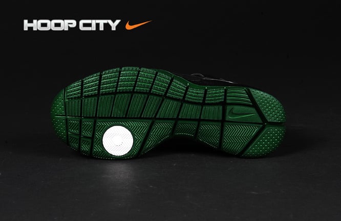 Nike Air Huarache BBall 2012 'Black/Green'