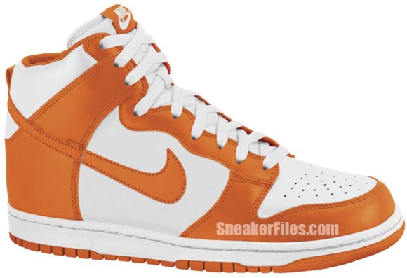 Nike Dunk High 'Sail/Safety Orange'