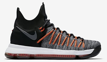 Nike kD 9 Elite Black Grey Orange