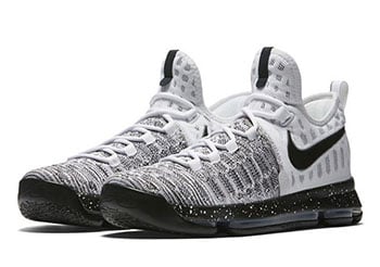 Nike KD 9 Oreo White Black