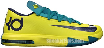 Nike KD VI Sonic Yellow Release Date 2013