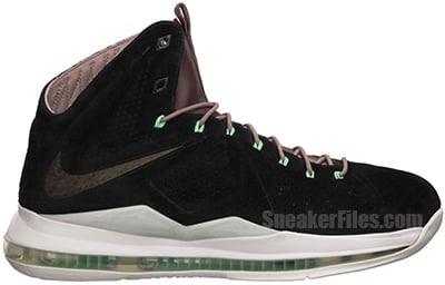 Nike LeBron 10 EXT QS Mint Black Suede Release Date