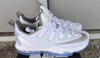 Nike LeBron 13 Low White Silver
