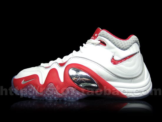 Nike Zoom Uptempo V White/Red-Grey