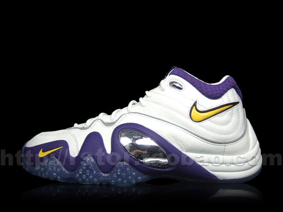 Nike Zoom Uptempo V White/Purple-Yellow