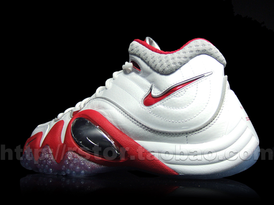 Nike Zoom Uptempo V White/Red-Grey