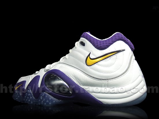 Nike Zoom Uptempo V White/Purple-Yellow