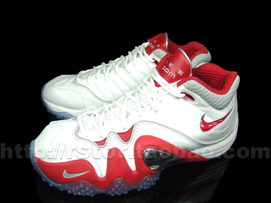 Nike Zoom Uptempo V White/Red-Grey