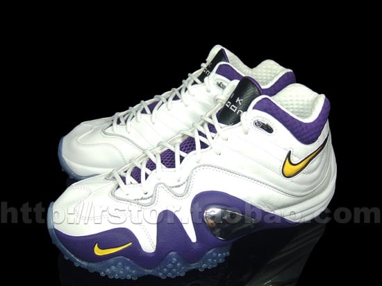 Nike Zoom Uptempo V White/Purple-Yellow