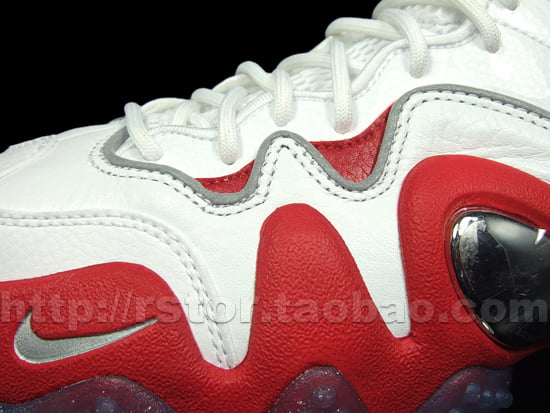 Nike Zoom Uptempo V White/Red-Grey