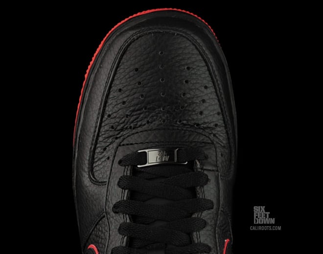 Release Reminder: Nike Air Force 1 Low 'Black/Action Red'