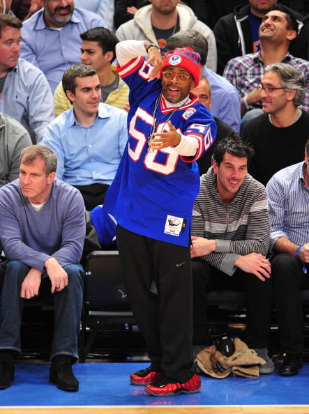 Spike Lee Rocks the ‘Metallic Red’ Air Foamposite One Courtside at MSG