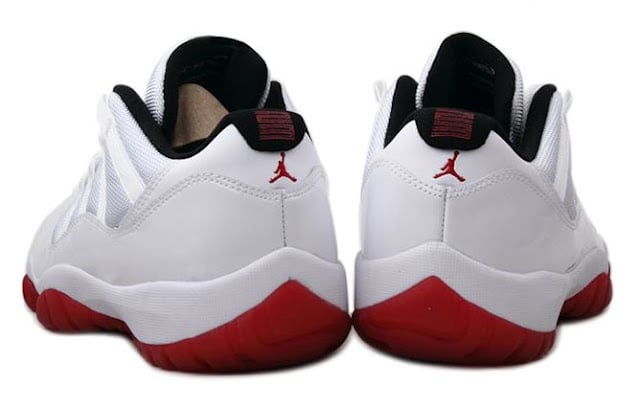 Air Jordan XI (11) Low ‘White/Black-Varsity Red’ – Additional Images