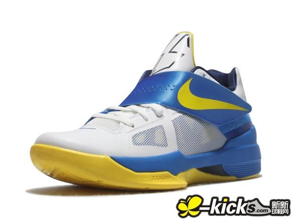 Nike Zoom KD IV 'White/Photo Blue-Midnight Navy-Tour Yellow' - Another Look