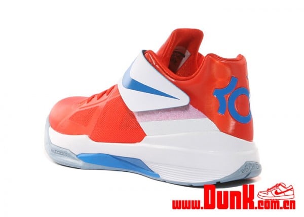 Nike Zoom KD IV 'Team Orange/Photo Blue-White'