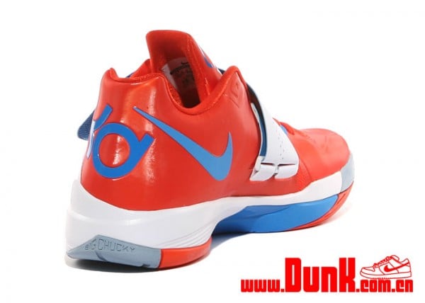 Nike Zoom KD IV 'Team Orange/Photo Blue-White'