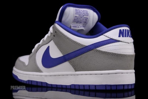 Nike SB Dunk Low 'Matte Silver/Varsity Royal-White' - Now Available