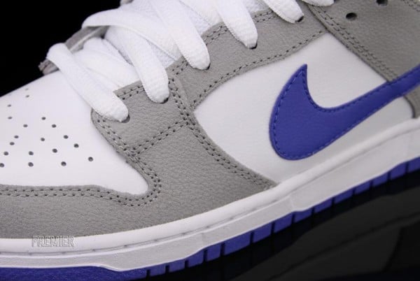 Nike SB Dunk Low 'Matte Silver/Varsity Royal-White' - Now Available