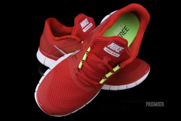 Nike Free Run+ 3 'Gym Red'