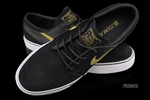 Nike SB Stefan Janoski 'Black/Metallic Gold'