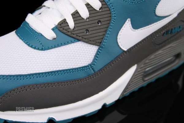 Nike Air Max 90 'White/Midnight Fog-Lush Teal' - Now Available at Premier