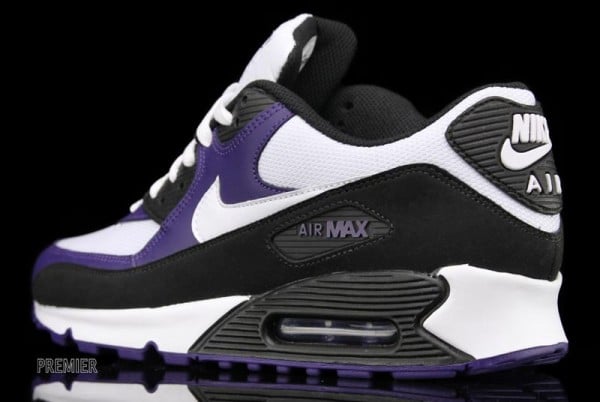 nike air max purple black and white
