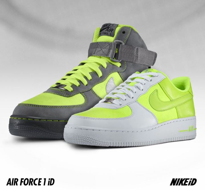 Nike Air Force 1 iD 'Tennis Ball' - Now Available
