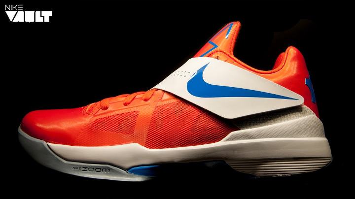 Nike Zoom KD IV ‘Team Orange/Photo Blue-White’ at Nike Vault