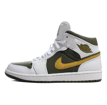 Air Jordan 1 Phat 'White/Peat Moss-Cargo Khaki'