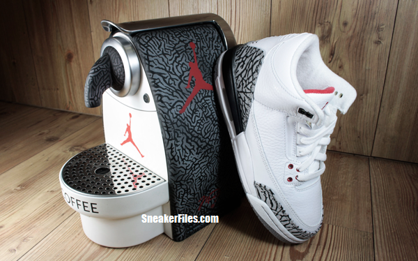 Air Jordan III (3) Inspired Nespresso Coffee Machine Custom